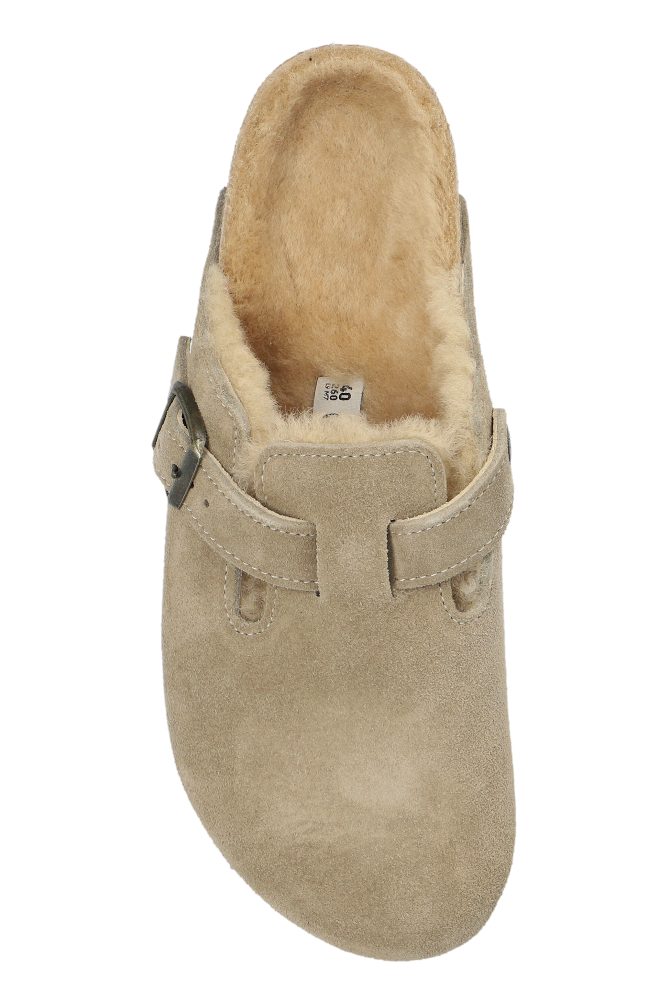 BIRKENSTOCK BOSTON ベージュ 25cm(EU39) Birkenstock Boston Suede Clogs, Soft Footbed, Regular Fit